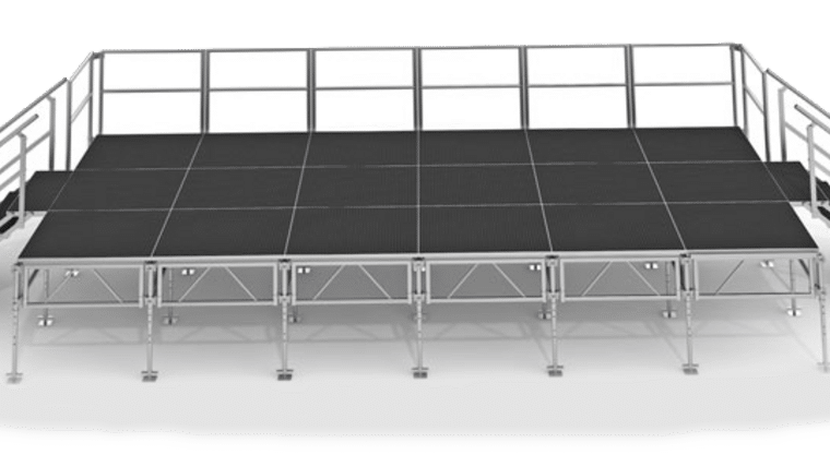 24′ x 32′ Mobile Elevated Stage Platform | Rental 24′ x 32′ Mobile Elevated Stage Platform | Rental