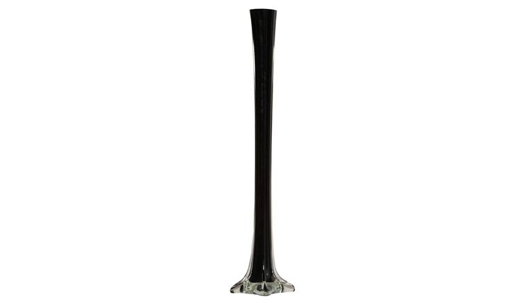 32″ Black Glass Eiffel Tower Vase | Rental 32″ Black Glass Eiffel Tower Vase | Rental