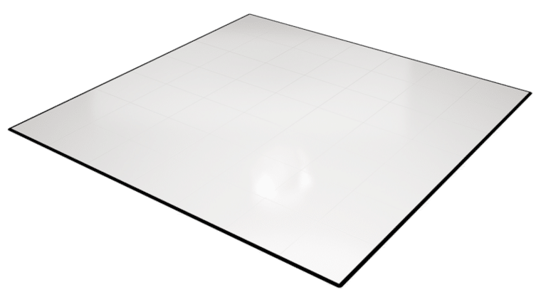 24′ x 24′ Slate White Dance Floor | Rental