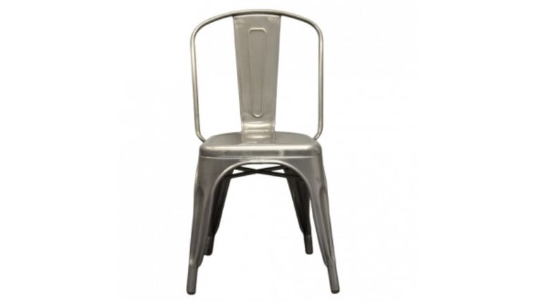 Bistro Chair – Gun Metal | Rental