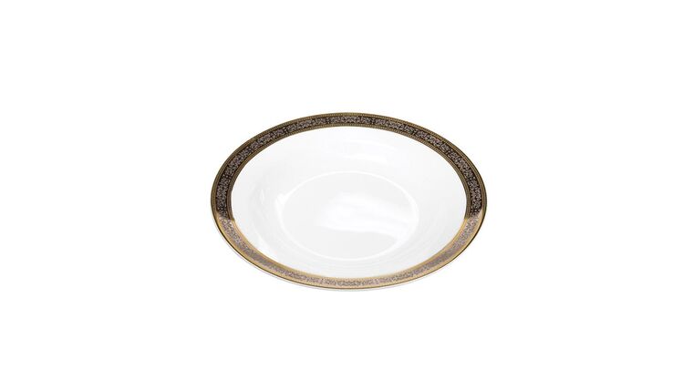 Cotillion Platinum with Gold Soup Bowl 8″- 9 oz | Rental