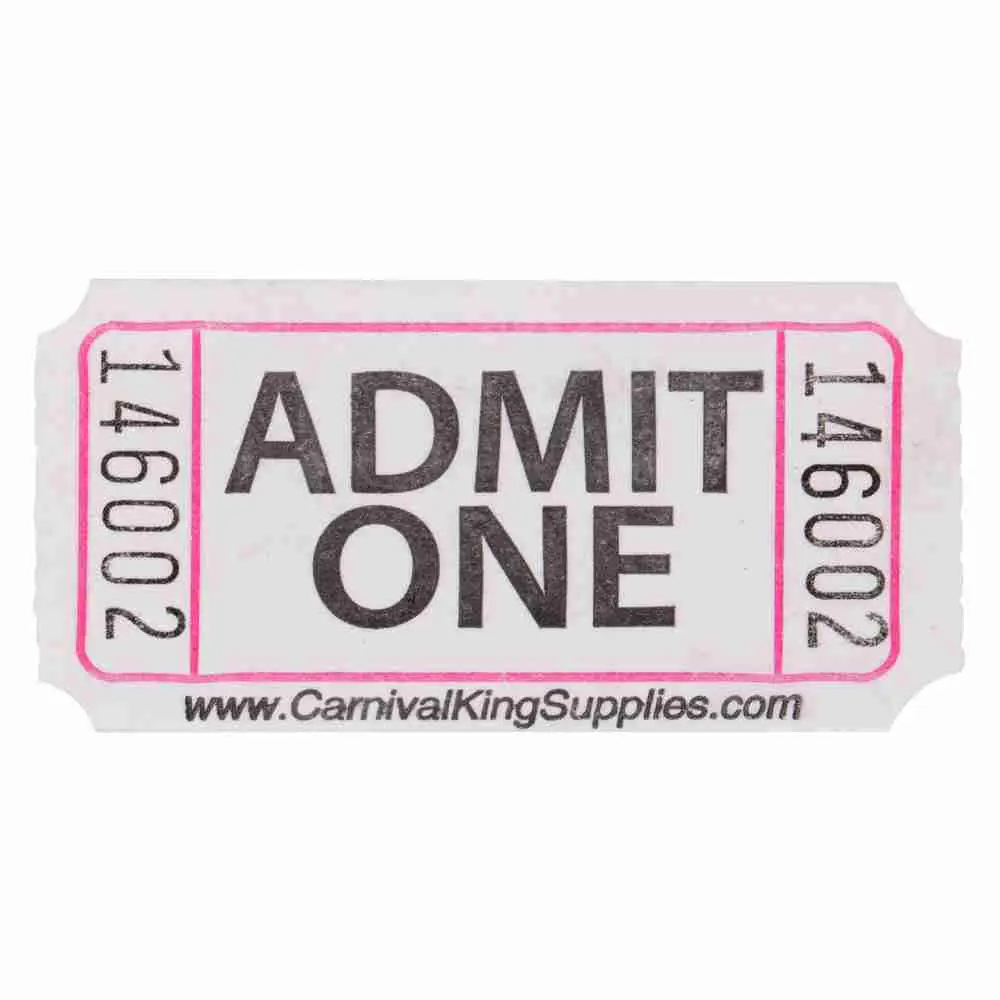 Grey Stack Roll Tickets (Double Roll – 2,000 Tickets) | Rental