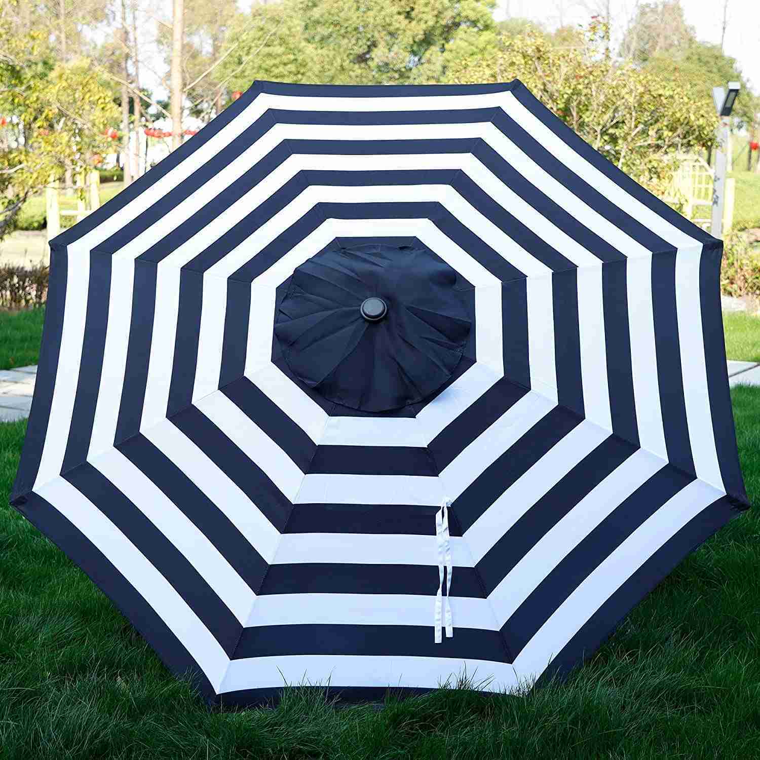 Part – 9′ Market Umbrella Top Only – Black & White | Rental Part – 9′ Market Umbrella Top Only – Black & White | Rental