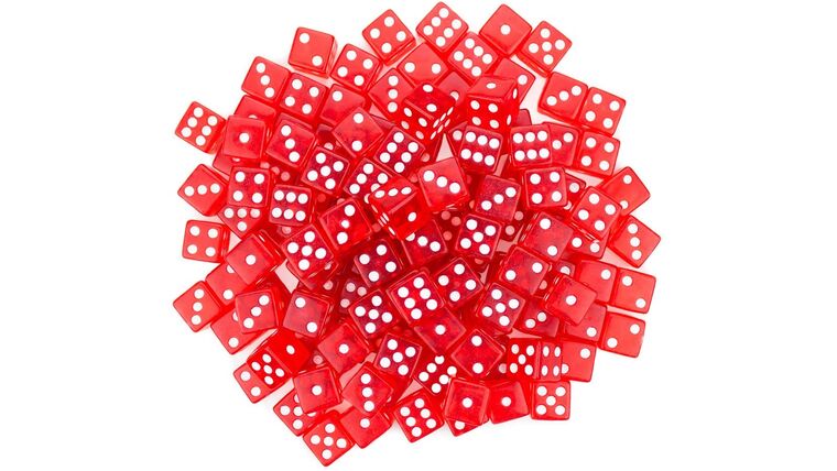 Part – 16mm Red Rounded Brybelly Casino Dice | Rental Part – 16mm Red Rounded Brybelly Casino Dice | Rental