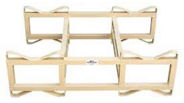 Double Wine Barrel Rack (Beige) | Rental
