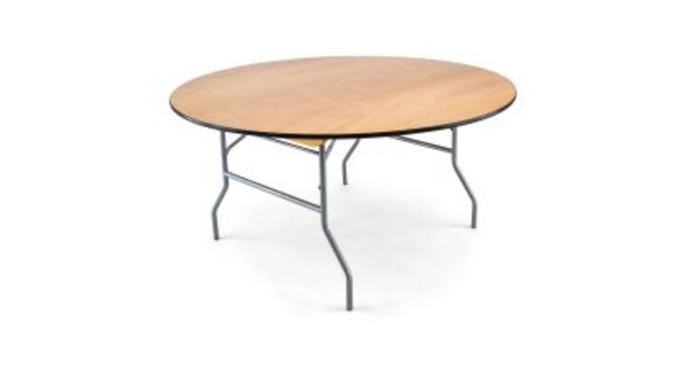 Banquet Table | Wood | Round | 60" | Rental