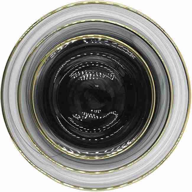Amaya – Glass Dinnerware in Black (Item # 0350) | Rental