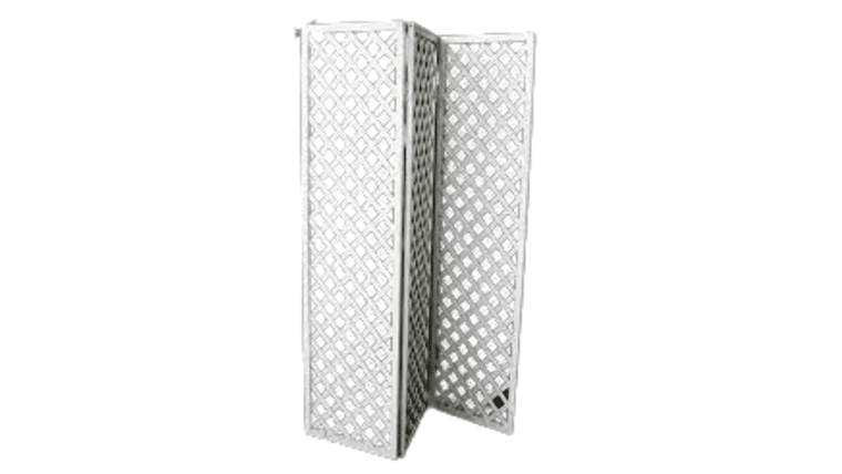 Lattice Tri-Fold Panel (White) | Rental Lattice Tri-Fold Panel (White) | Rental