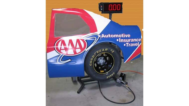 Nascar Pit Stop Tire Change Challenge (Half Car) Game | Rental Nascar Pit Stop Tire Change Challenge (Half Car) Game | Rental