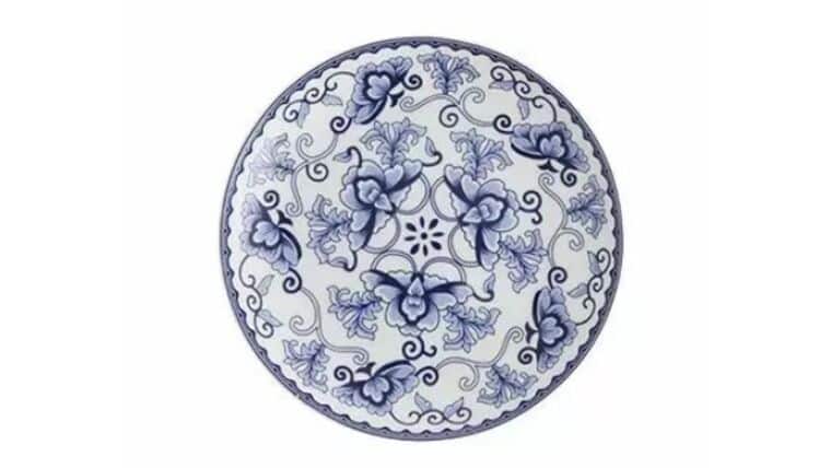 White/Blue Corsica B&B Plate | Rental