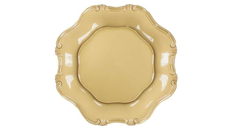 Baroque Charger Plate – Gold | Rental