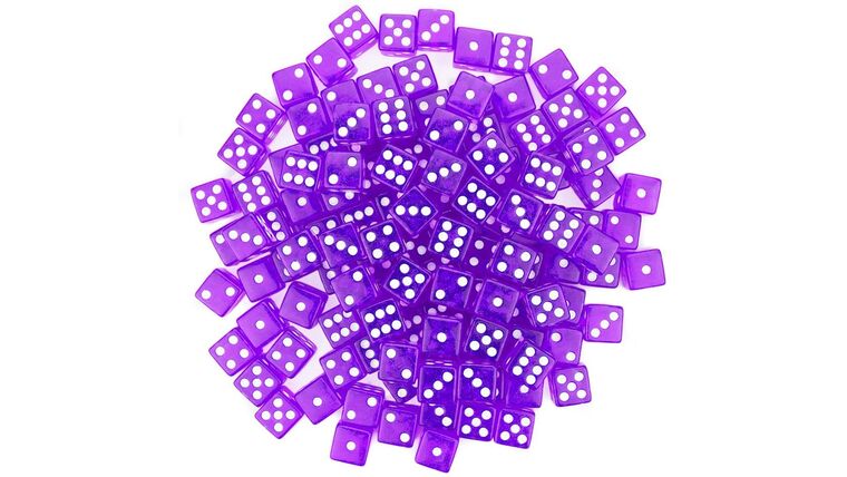 Part – 16mm Purple Rounded Brybelly Casino Dice | Rental Part – 16mm Purple Rounded Brybelly Casino Dice | Rental