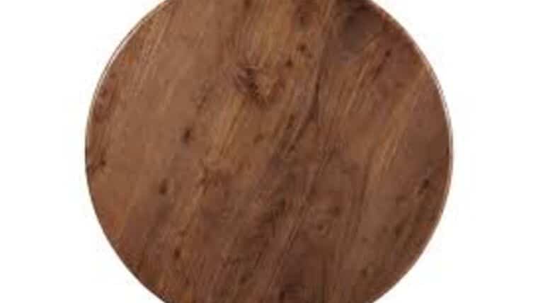 Part – 24″ Round Barrel Top w/2″ Hole – Rustic | Rental Part – 24″ Round Barrel Top w/2″ Hole – Rustic | Rental