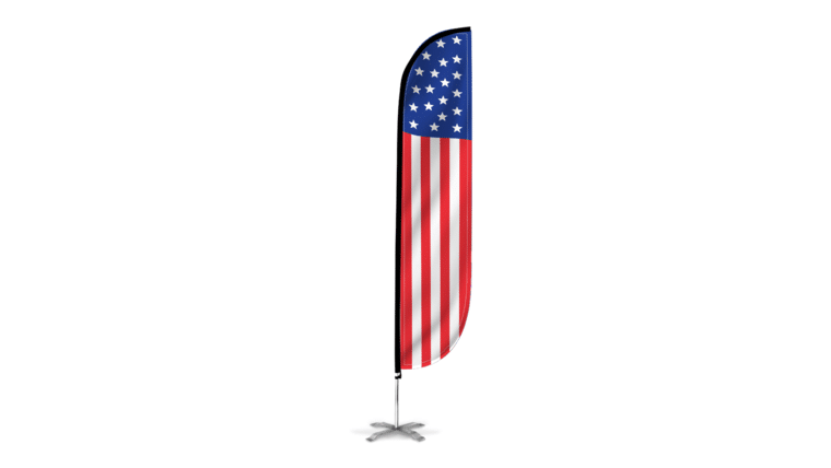 American Flag Feather Flag – 5′ | Rental American Flag Feather Flag – 5′ | Rental