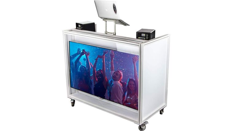 Odyssey MVDJ65W Majestic Rolling VDJ Booth 65-inch | Rental Odyssey MVDJ65W Majestic Rolling VDJ Booth 65-inch | Rental