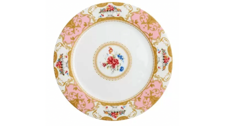 Marie Antoinette Pink Salad/Dessert Plate | Rental