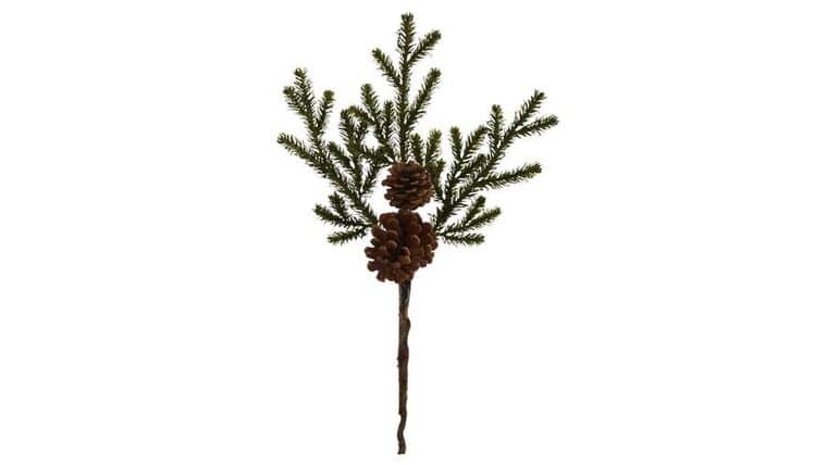 19” Pine & Pinecone Artificial Flower | Rental