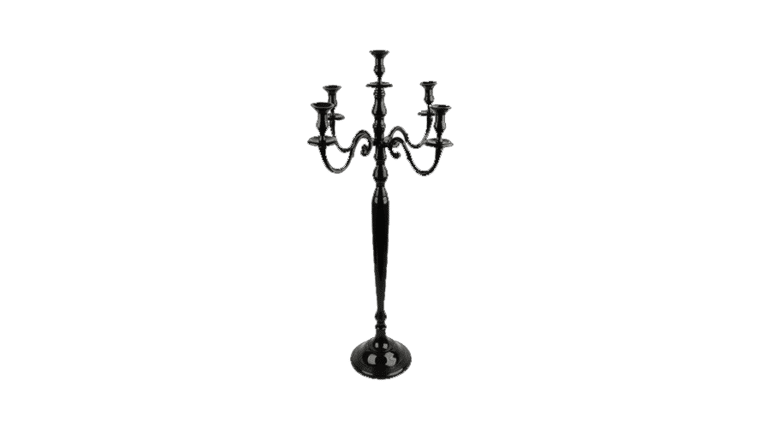 Tall Black Candelabra – 5.4′ | Rental