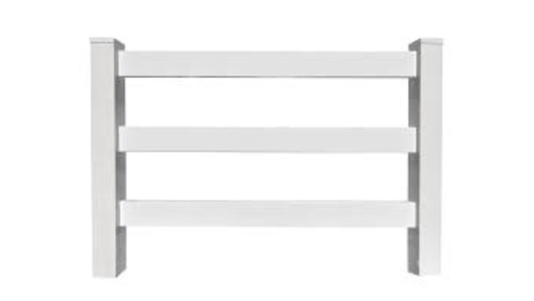 6′ White Corral Fence Kit | Rental