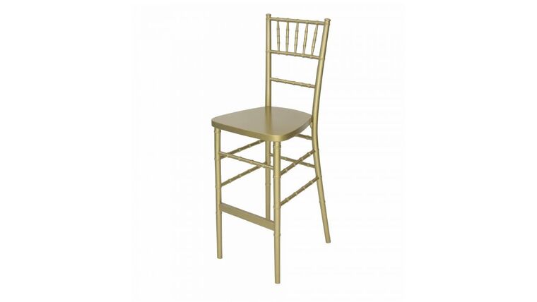 Barstool | Chiavari | Gold | Rental