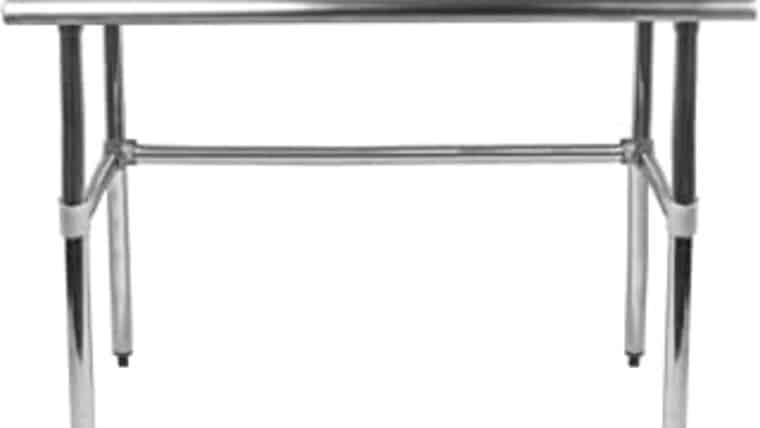 4′ Portable Bar – Stainless Steel | Rental