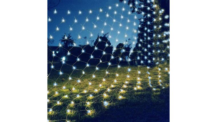 Net Mesh Lights,240 LEDs 9.8ft x 9.8ft String Lights for Christmas Trees,Bushes,Holiday,Party,Outdoor Wall,Garden Decorations(Cool White) | Rental Net Mesh Lights,240 LEDs 9.8ft x 9.8ft String Lights for Christmas Trees,Bushes,Holiday,Party,Outdoor Wall,Garden Decorations(Cool White) | Rental