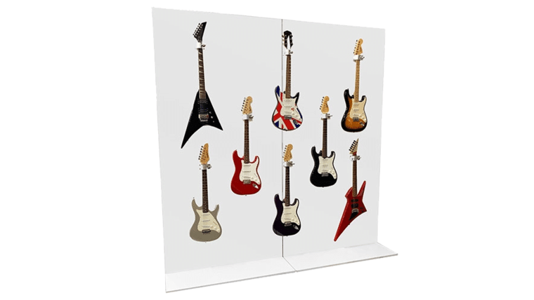 Guitar Wall – White | Rental Guitar Wall – White | Rental