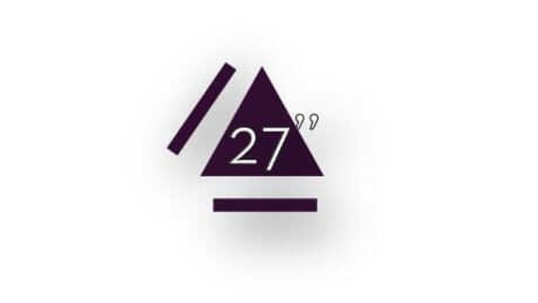27″ Triangle High Boy – Natural Wood | Rental
