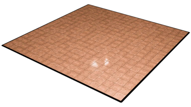 18′ x 18′ Teak Dance Floor | Rental