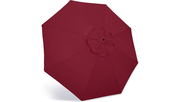 9′ Market Umbrella Kit – Burgundy | Rental