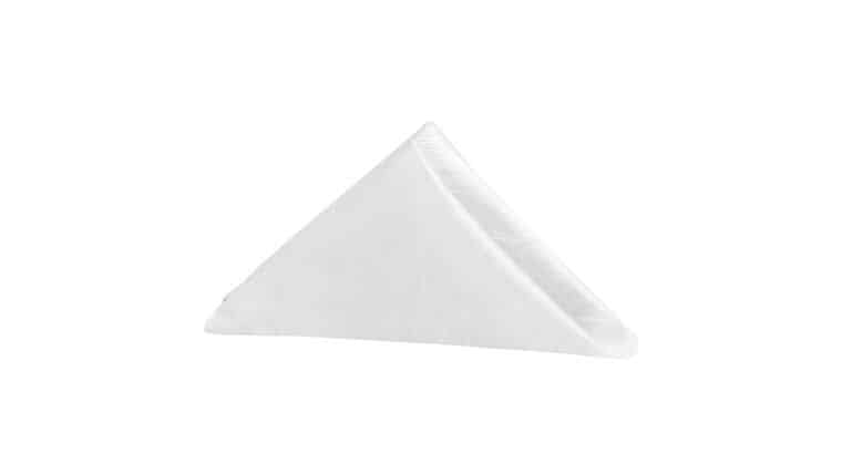 Accordion Crinkle Taffeta Napkin 20″x20″ – White | Rental