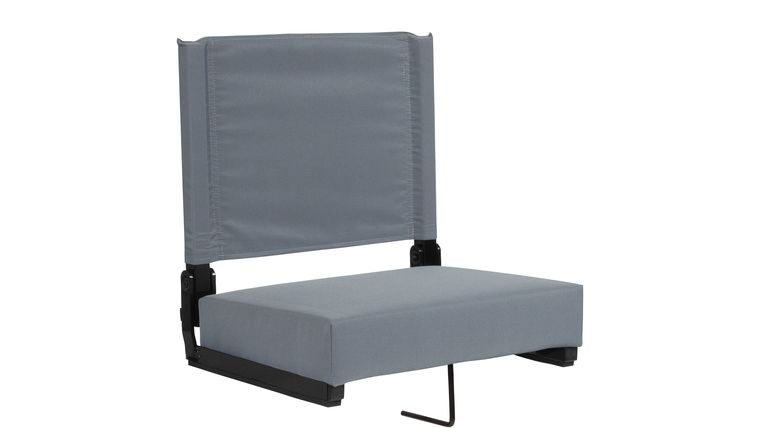Bleacher Seat – Grey Grandstand Comfort Seats by Flash with Ultra-Padded Seat | Rental Bleacher Seat – Grey Grandstand Comfort Seats by Flash with Ultra-Padded Seat | Rental