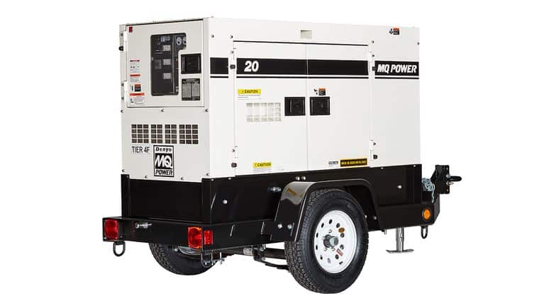 20 kW Single Phase generator with 1.0 power factor and 12/240 volt output. | Rental