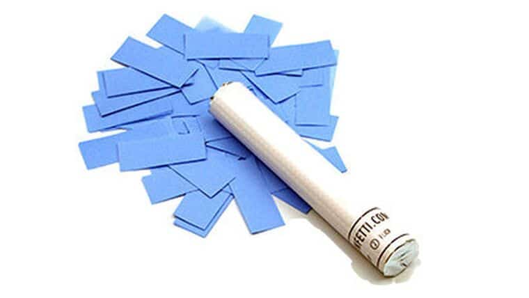 6″ Baby Blue Tissue Flick Stick | Rental
