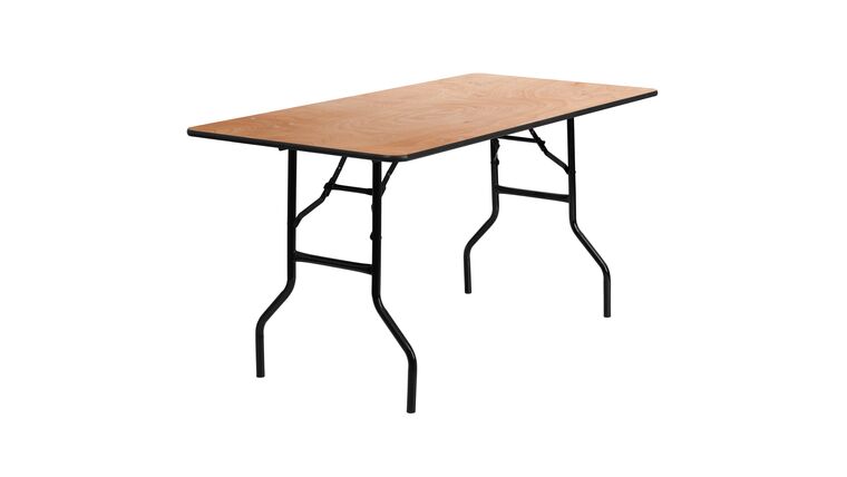 Banquet Table | Wood | 4’ x 40″ | Rental
