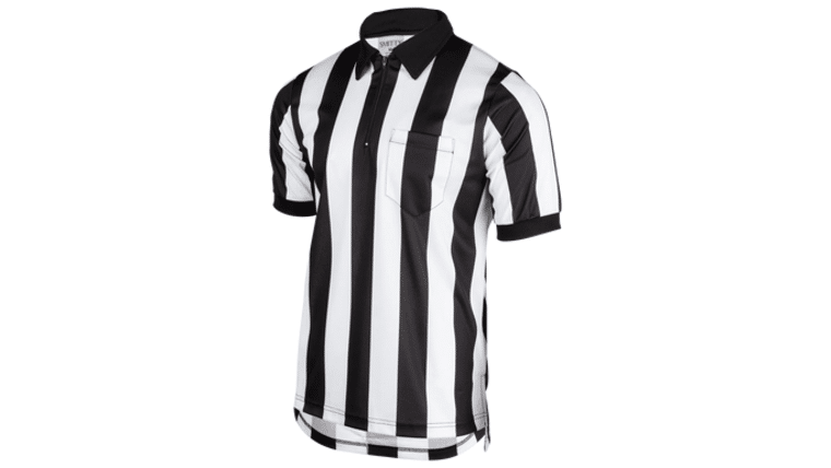 Black & White XL Size Referee Shirt | Rental