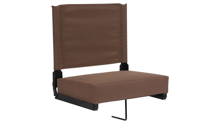 Bleacher Seat – Brown Grandstand Comfort Seats by Flash with Ultra-Padded Seat | Rental Bleacher Seat – Brown Grandstand Comfort Seats by Flash with Ultra-Padded Seat | Rental