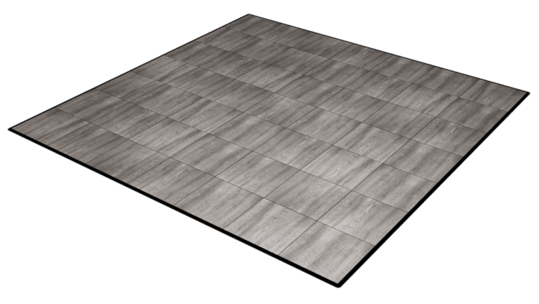 30′ x 30′ Smoked Oak Dance Floor | Rental