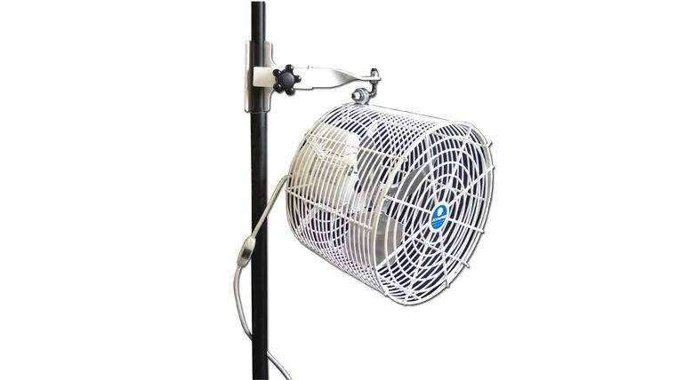 Air Fan – Overhead Clamp Mount Tent Fan (White) | Rental