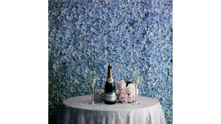 Flower Wall – UV Protected Serenity Blue Hydrangea Flower Wall Mat Panel | Rental Flower Wall – UV Protected Serenity Blue Hydrangea Flower Wall Mat Panel | Rental