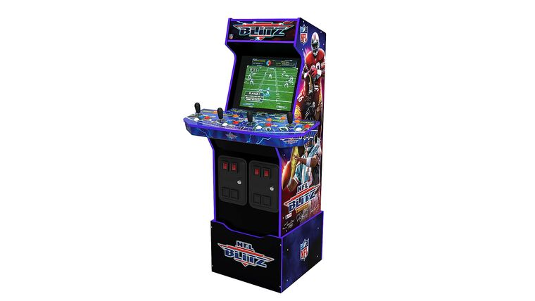 NFL Blitz with Riser and Lit Marquee Arcade Game Machine Rental | Rental