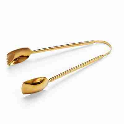 Gold Hammered Serving Tong | Rental