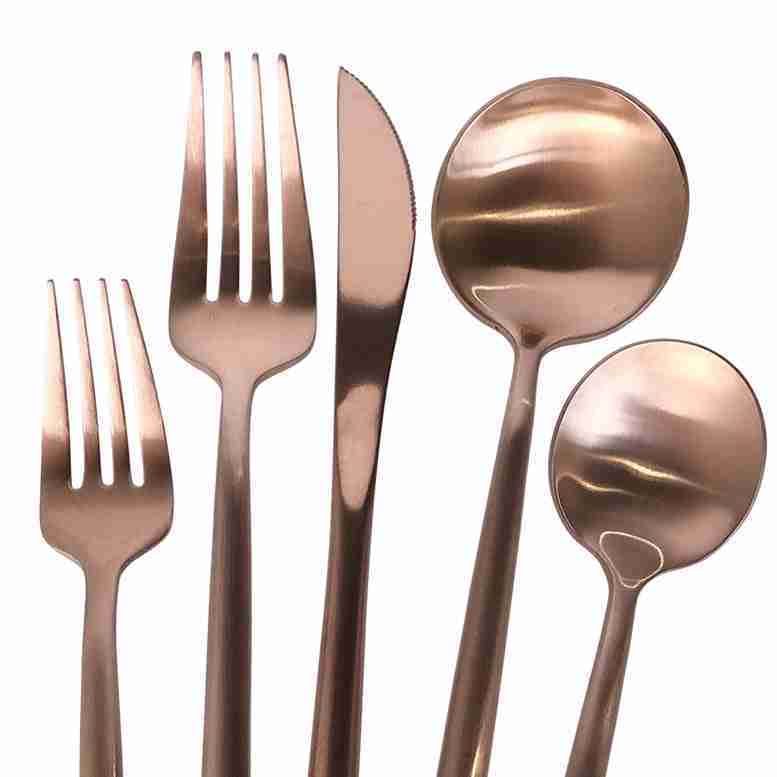 Luna Klasik Flatware/Cutlery in Rose Gold | Rental Luna Klasik Flatware/Cutlery in Rose Gold | Rental