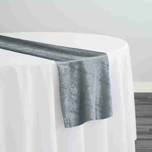 Lush Velvet Table Runner in Seafoam | Rental