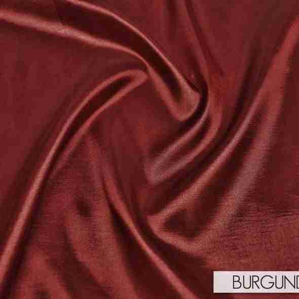 Taffeta (Solid) Table Runner in Burgundy 063 | Rental