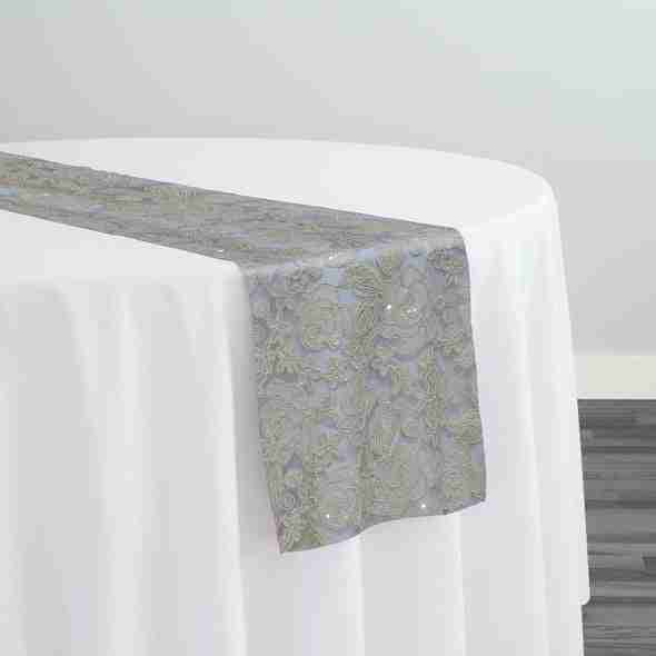 Valentina Lace Table Runner in Ivory | Rental