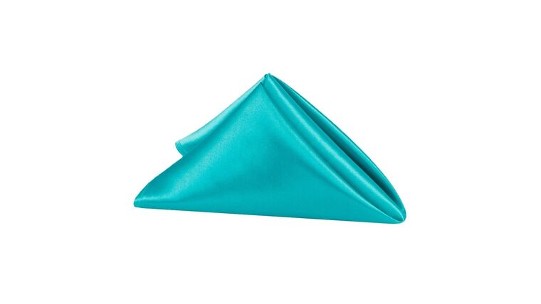 Satin Napkin 20″x20″ – Aqua Blue | Rental
