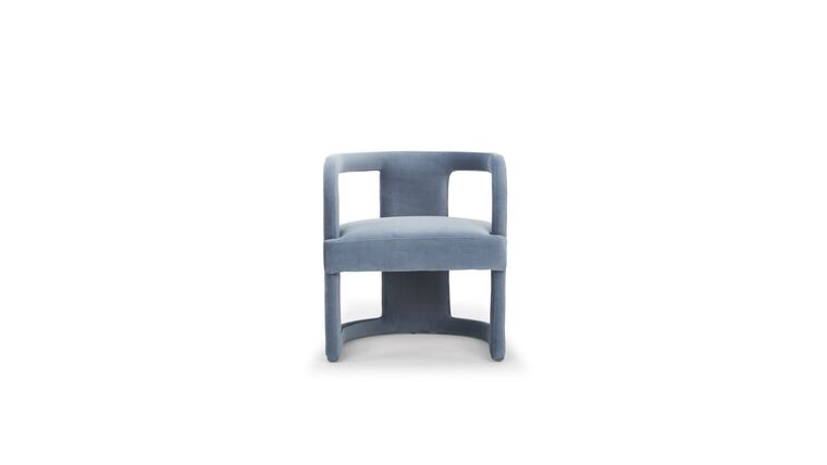 Dust Blue Orrie Barrel Chair | Rental Dust Blue Orrie Barrel Chair | Rental