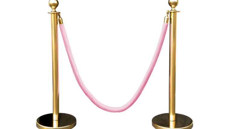 5’ – Pink Velvet Stanchion Rope Cover | Rental