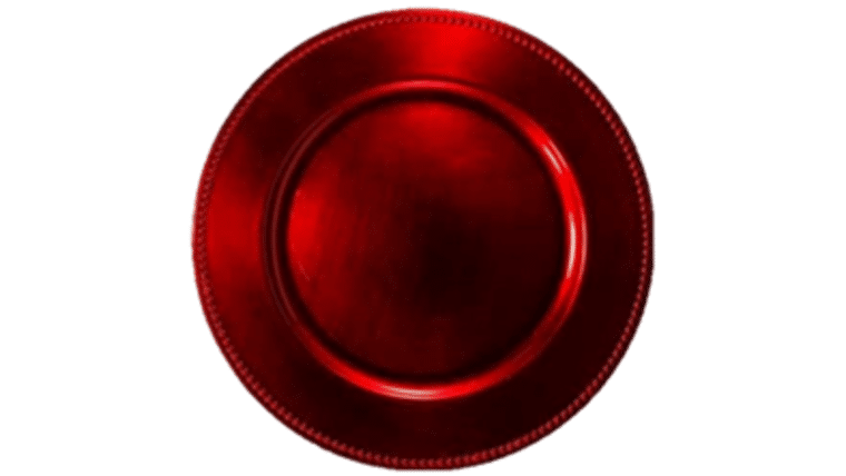 Burgundy Charger Plate | Rental